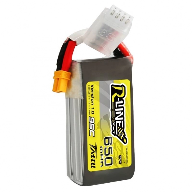 Baterie Tattu R-Line 650mAh 11,1V 95C 3S1P XT30 Lipo