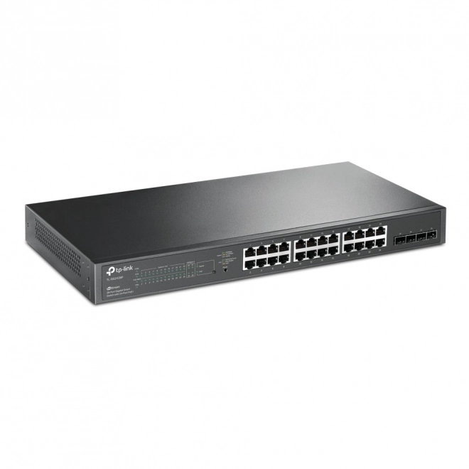 Přepínač TP-Link JetStream 28 portů gigabitových PoE+ s 4 SFP