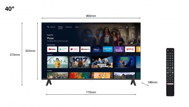 LED televizor 40 palců