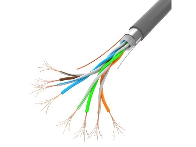Lanberg lan kabel ftp 100mb/s 100m šedý