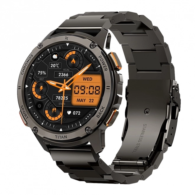 Chytrý hodinky Maxcom FW110 Titan Chronos černý