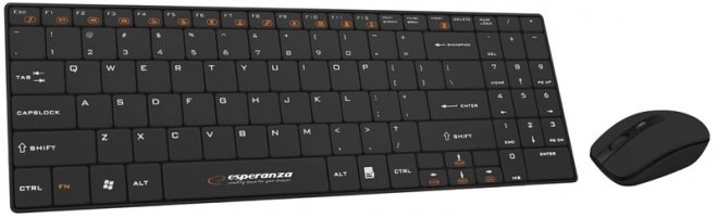 SLIM KLÁVESNICE + MYŠ 2,4 GHz EK122K LIBERTY ČERNÁ