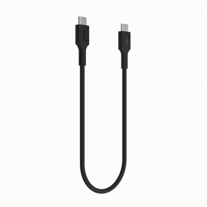 Nylonový kabel USB-C PowerStream 100W černý 1,2m