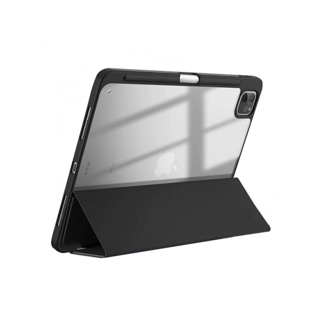 Pouzdro PrimeFolio pro iPad Pro 11 (2022-2021) iPad Air 11 M2 (2024) iPad Air 10.9 (5.-4. generace) černé/průhledné