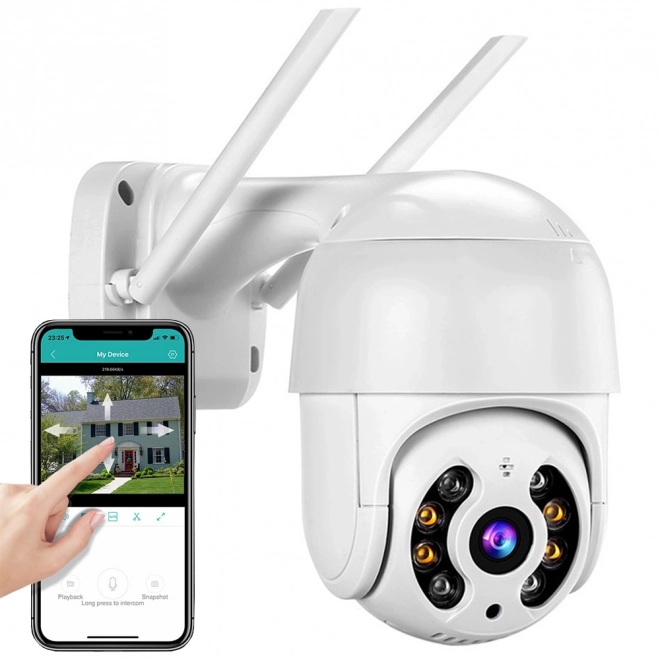 Venkovní chytrá WiFi kamera Full HD s optickým zoomem