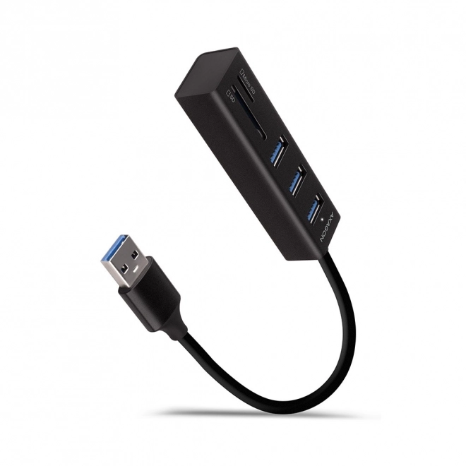 Wieloportový hub USB AXAGON HMA-CR3A se čtečkou karet