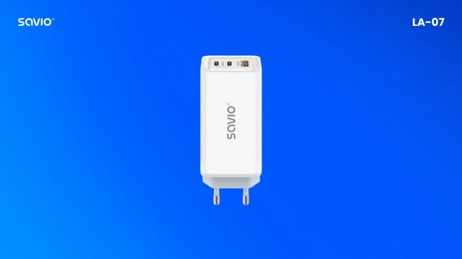 GaN 65W síťová nabíječka USB, Quick Charge 4.0, Power Delivery 3.0, LA-07