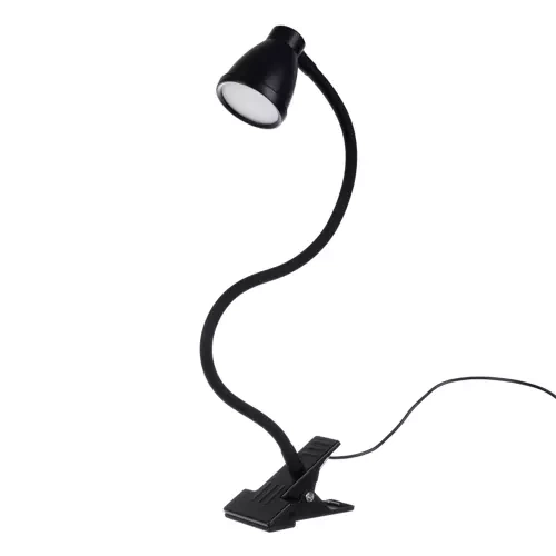 Stolní lampa s klipem - černá Izoxis 19454