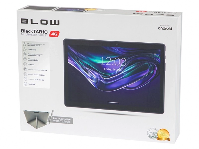 Tablet 10 palců 4GB/128GB 4G LTE černý