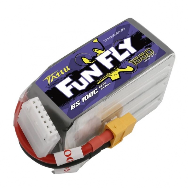 Baterie Tattu Funfly 1550mAh 22,2V 100C 6S1P XT60