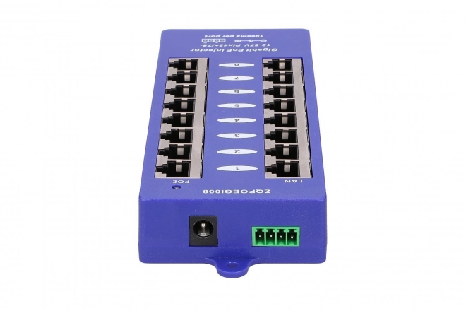 Extralink 8-portový PoE injektor gigabit