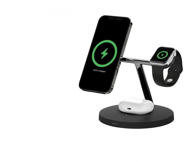 Bezdrátová nabíječka Belkin BoostCharge Pro 3 v 1 černá