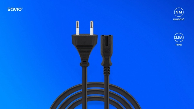 Napájecí kabel 2pin, 5m, CL-185