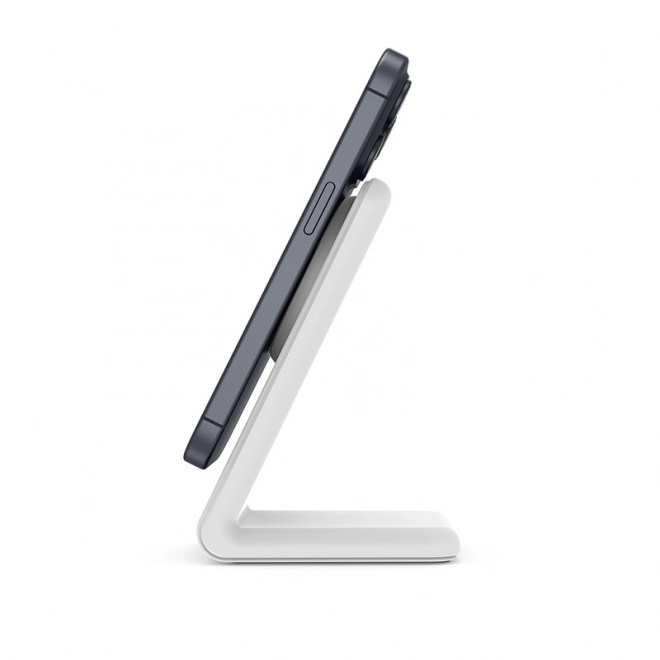Bezdrátová nabíječka 2 v 1 s MagSafe pro iPhone a AirPods – Bílá