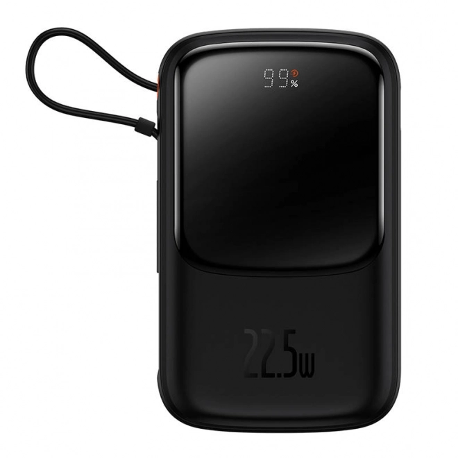 Powerbanka Baseus Qpow Pro s USB-C kabelem černá