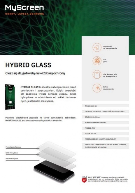 HybridGlass ochranné sklo pro iPhone 13 Pro Max