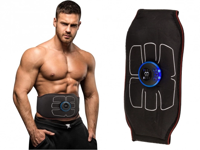 Elektrostimulátor břišních svalů EMS pás