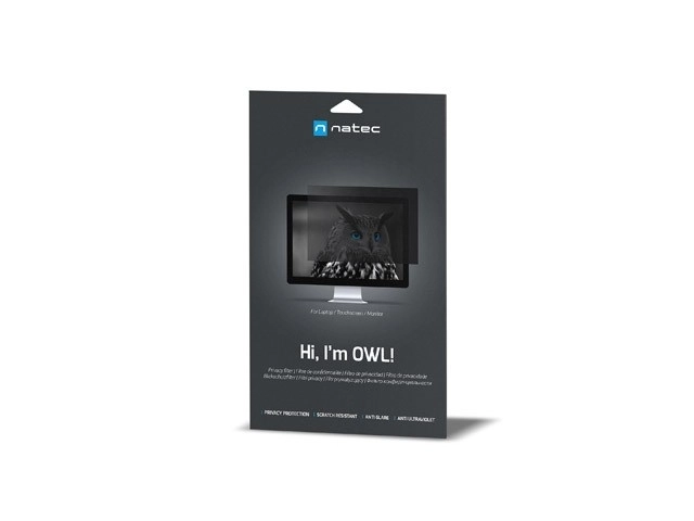 Ochranný filtr na soukromí Natec Owl pro monitory 17,3"