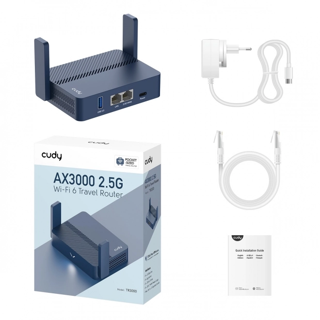 TR3000 VPN Travel Router AX3000