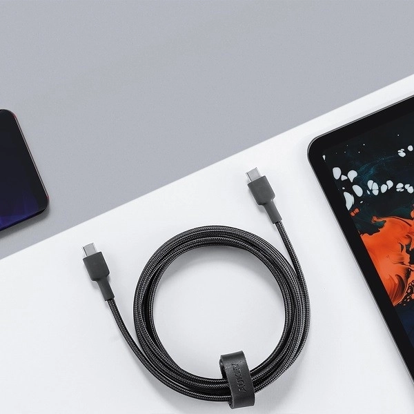 CB-CD45 nylonový kabel USB C - USB C | 0,9 m | 3A | 60W PD | 20V