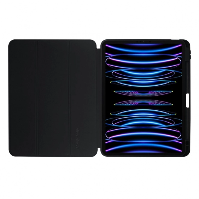Pouzdro PrimeFolio pro iPad Pro 11 (2022-2021) iPad Air 11 M2 (2024) iPad Air 10.9 (5.-4. generace) černé/průhledné
