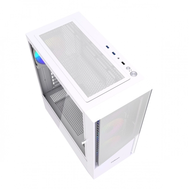 Počítačová skříň Mid Tower Fornax 4300 ATX bílá