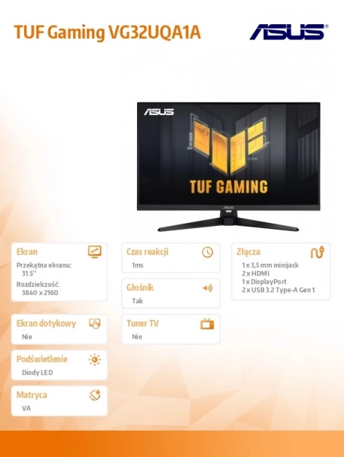 32palcový monitor VG32UQA1A