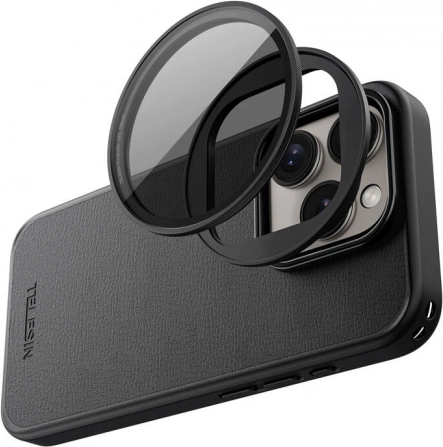 Telesin magnetické pouzdro s rámem pro filtry pro iPhone 15 Pro Max