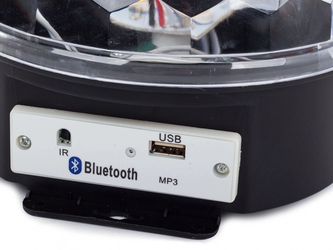 Led disko koule usb mp3 projektor s bluetooth a laserem