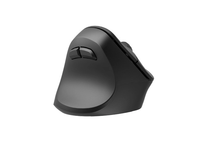 Crake 2 2400 DPI Bluetooth 5.2 + 2,4GHz bezdrátová myš pro leváky Černá