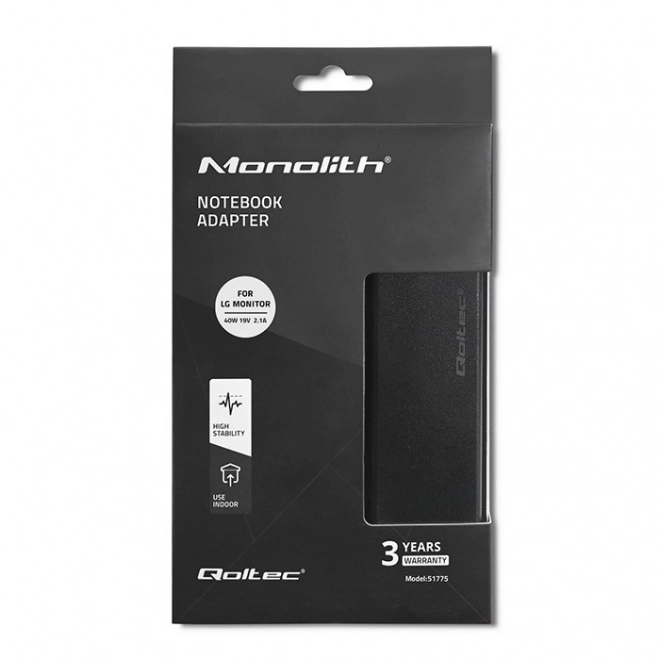 Napájecí adaptér monitoru LG | 40W | 19V | 2,1A | 6,5*4,4 |+ napájecí kabel