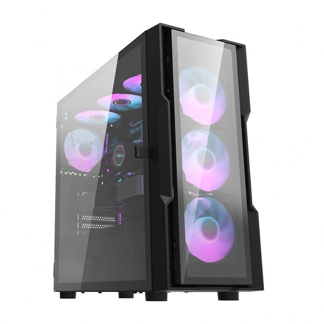 Počítačová skříň s RGB osvětlením Darkflash