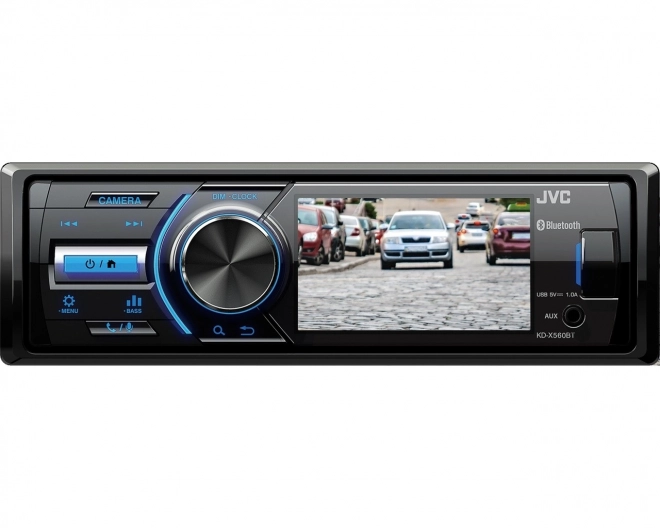 Autorádio JVC s Bluetooth a monitorem