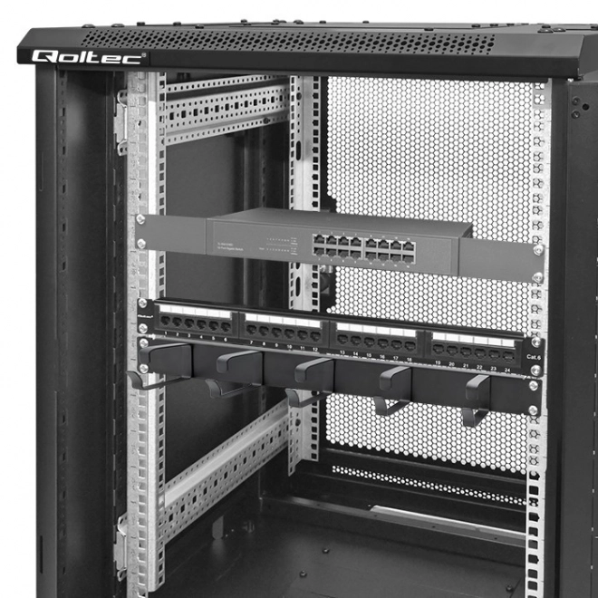 Organizér kabelů pro 19" skříně RACK | 1U