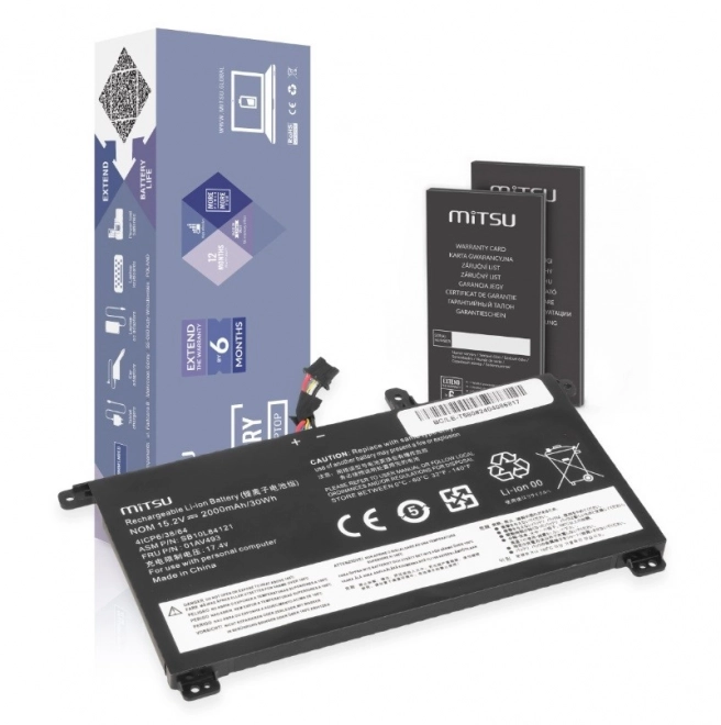 Baterie pro Lenovo ThinkPad T570 a T580 2000mAh