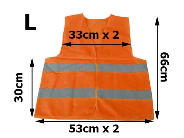 Výstražná oranžová reflexní vesta