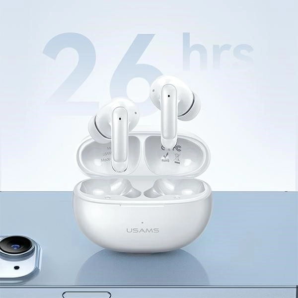 Sluchátka Bluetooth TWS 5.3 řady X-Don s duálním mikrofonem ENC bílá