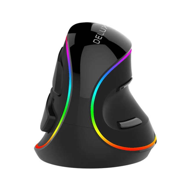 Ergonomický vertikální tvar pro menší únavu