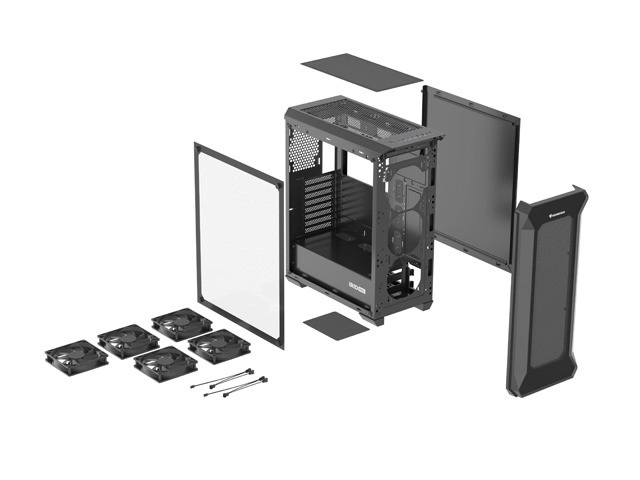 Skříň Genesis Irid 505F s oknem USB 3.0