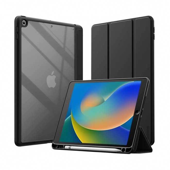 Pouzdro PrimeFolio pro iPad 10.2 (2021-2019) se stojánkem a držákem Apple Pencil