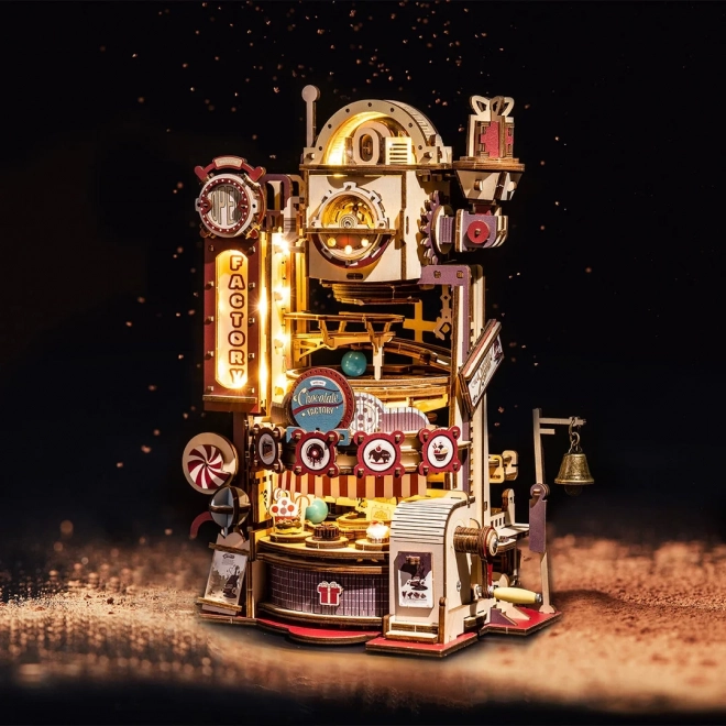 RoboTime 3D skládačka kuličkové dráhy Továrna na čokoládu