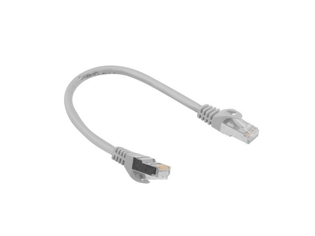 Patchcord FTP kategorie 6 0,25M šedý