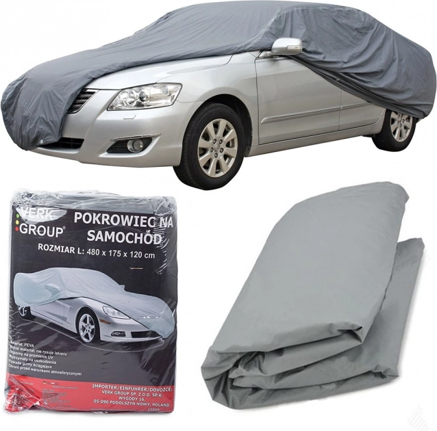 Vodotěsná krycí plachta na auto PEVA vel. L