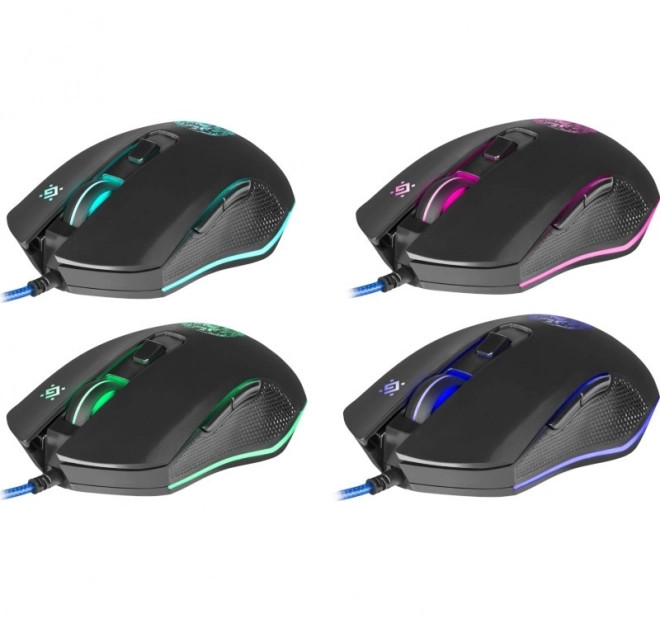 Herní myš Defender Sleipnir GM-927 s 12800 DPI a 6 tlačítky