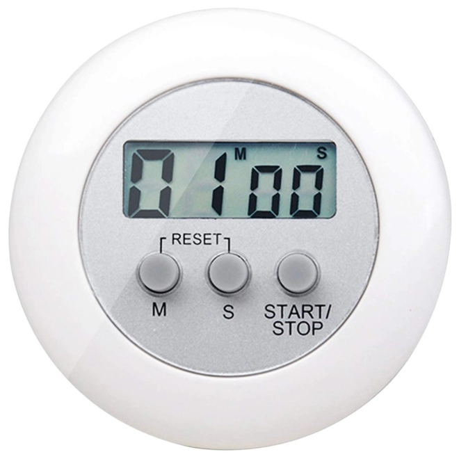 Přehledný LCD displej a hlasitý alarm