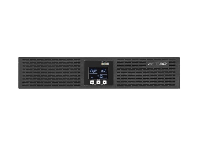 ARMAC záložní zdroj UPS on-line 1000 VA do racku, 4× IEC C13, USB‑B, LCD, kovové šasi