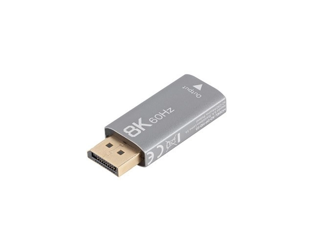 Adaptér DisplayPort na HDMI 8K stříbrný