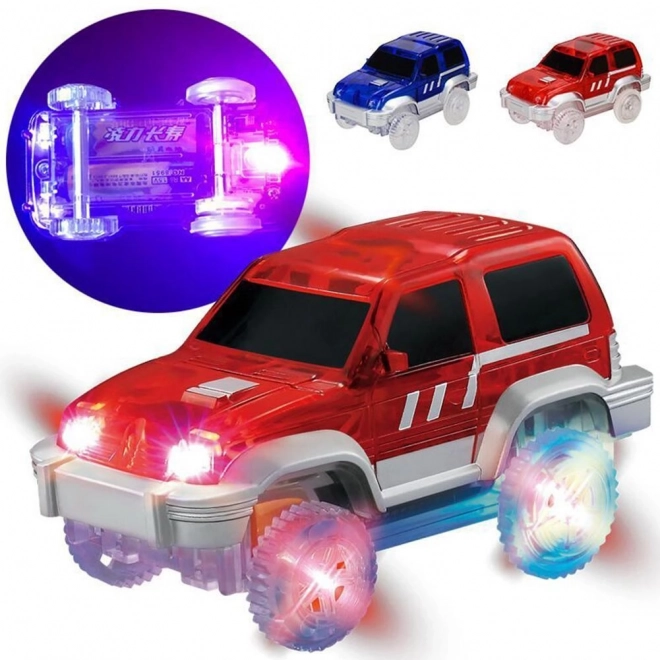Autíčko ke svítící autodráze