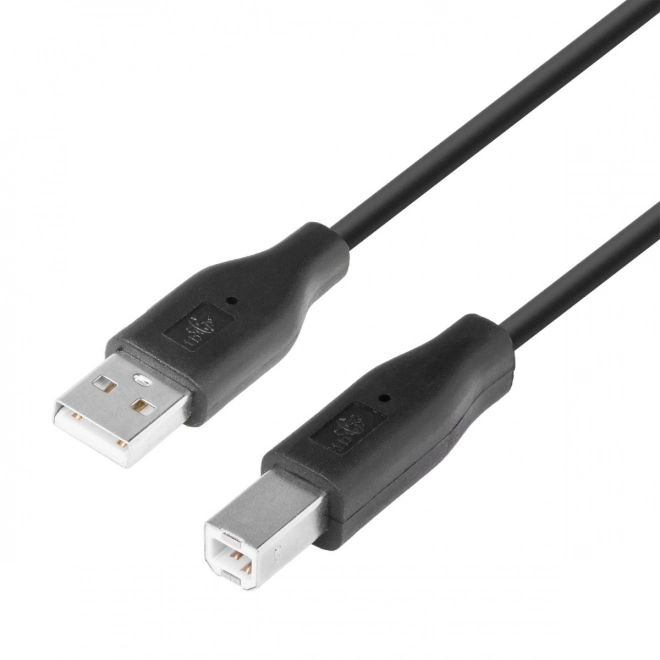 Černý USB kabel 1,8 m AM-BM