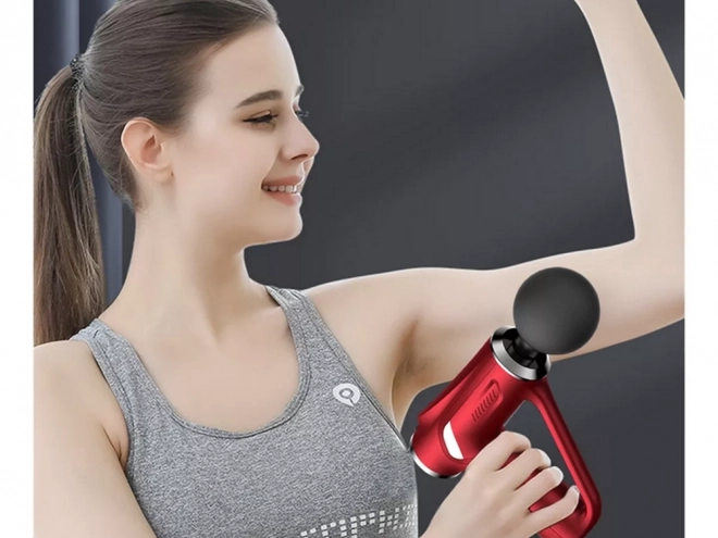 Silná masážní pistole se 4 nástavci